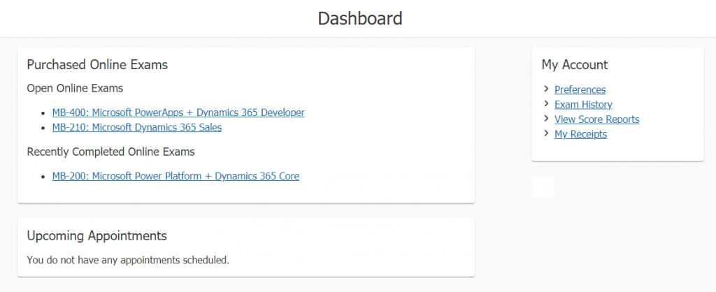 Microsoft Learning Dashboard