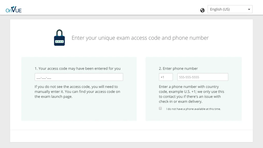 Pearson VUE System Test