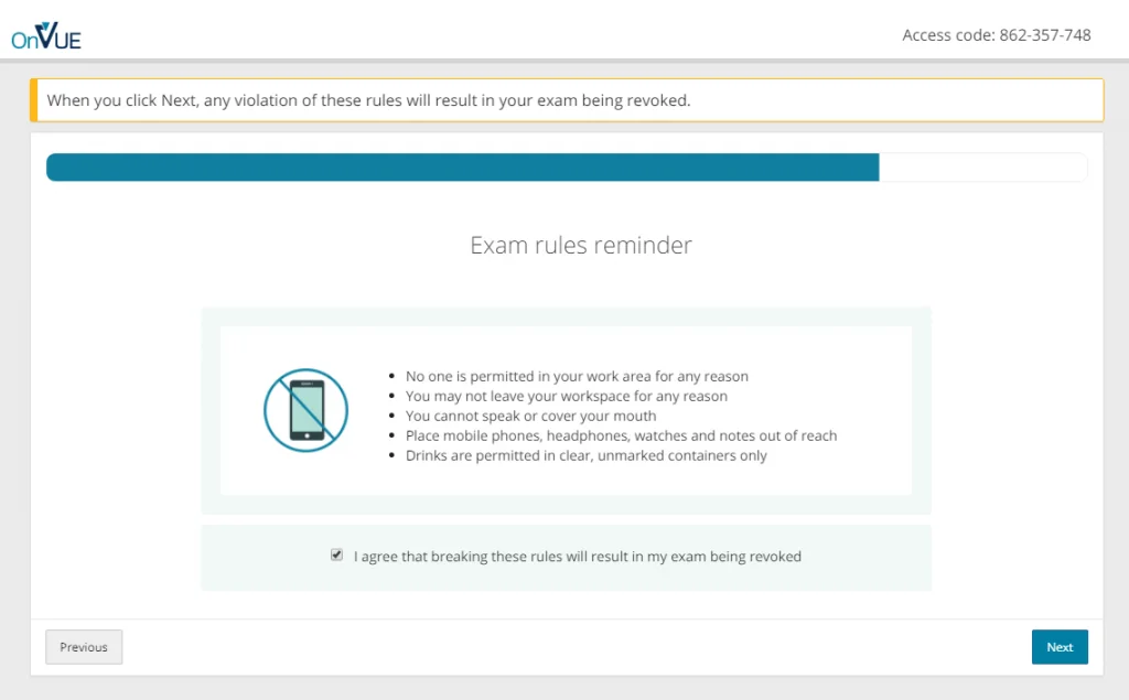 Pearson VUE System Test