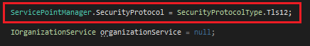 SecurityProtocolType.Tls12 ayarı