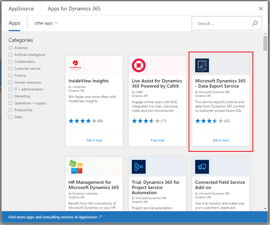 Microsoft AppSource
