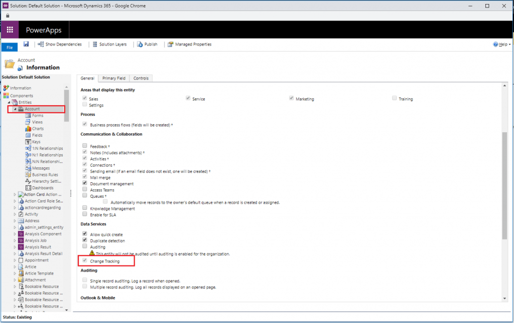 Dynamics 365 CE (CRM) Customization Ekranı