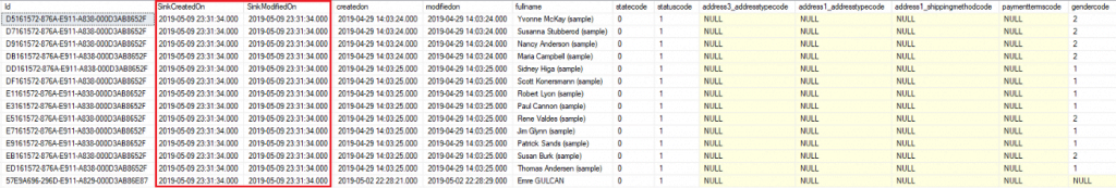 Azure SQL Database — Contact Tablosu