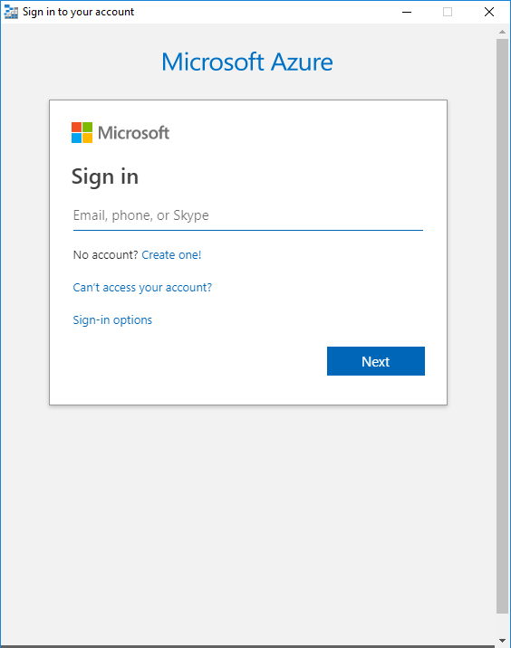 Azure Storage Explorer - Microsoft Azure Sign in