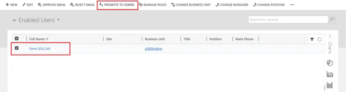 Enabled Users — Etkin Kullanıcılar Listesi