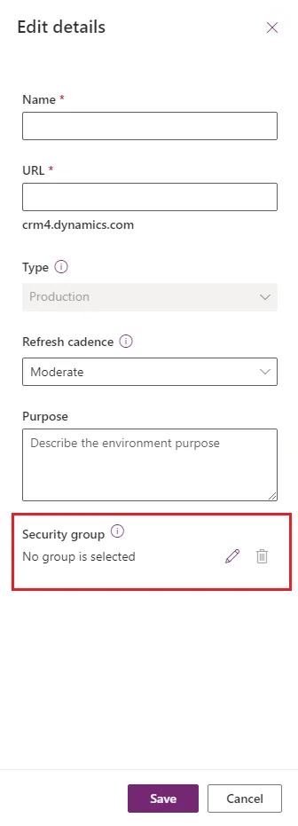 Power Platform Admin Center - Environment Düzenleme