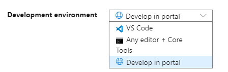 Azure Functions - Create Function